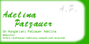 adelina patzauer business card